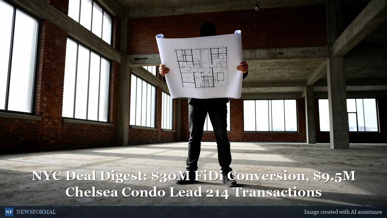 NYC Deal Digest: $30M FiDi Conversion, $9.5M Chelsea Condo Lead 214 Transactions