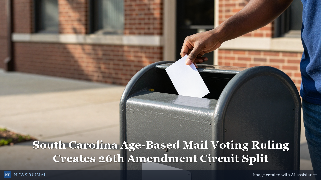 South Carolina Age-Based Mail Voting Ruling Creates 26th Amendment Circuit Split