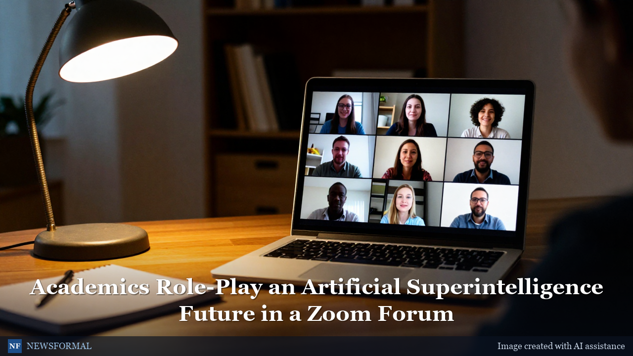 Academics Role-Play an Artificial Superintelligence Future in a Zoom Forum