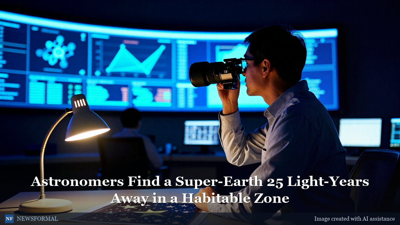 Astronomers Find a Super-Earth 25 Light-Years Away in a Habitable Zone