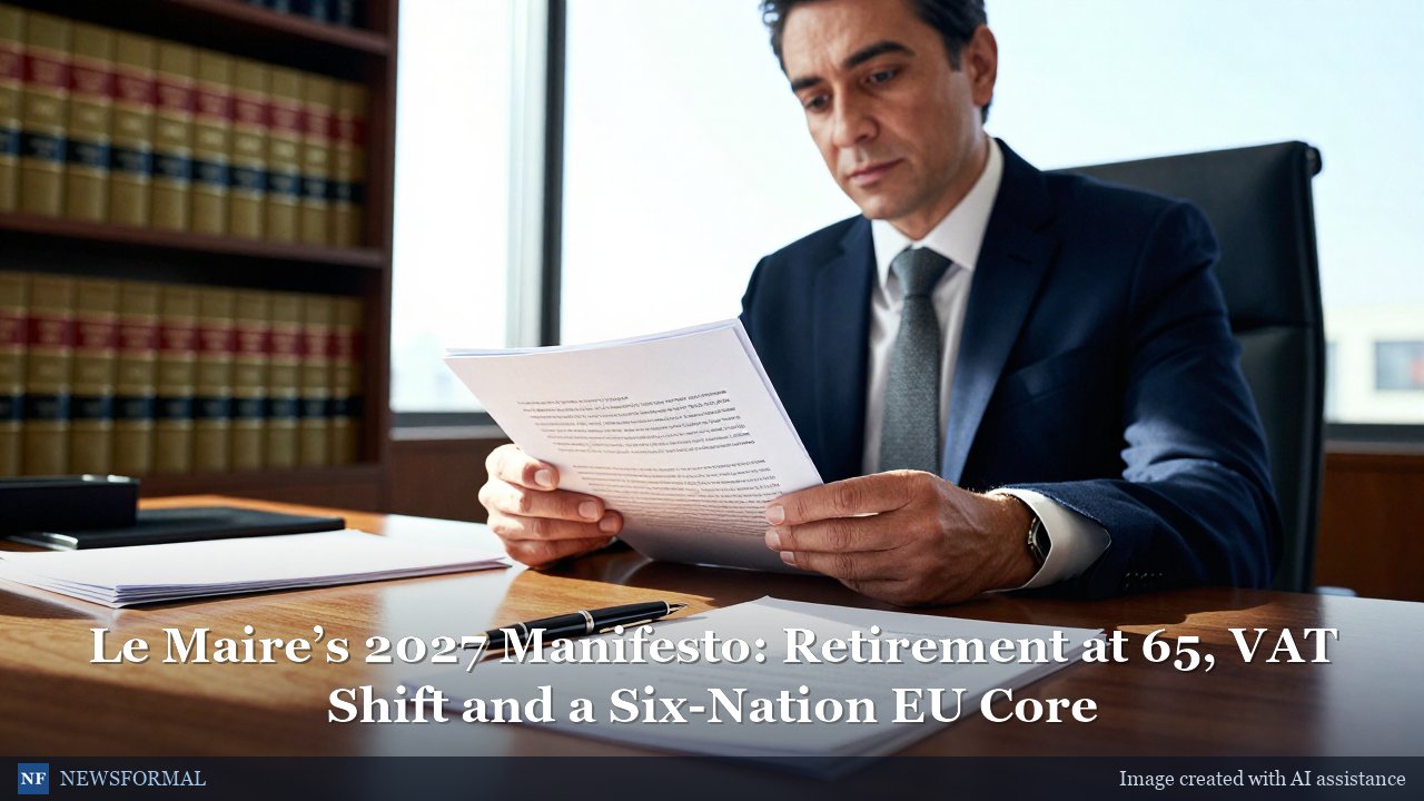 Le Maire’s 2027 Manifesto: Retirement at 65, VAT Shift and a Six-Nation EU Core