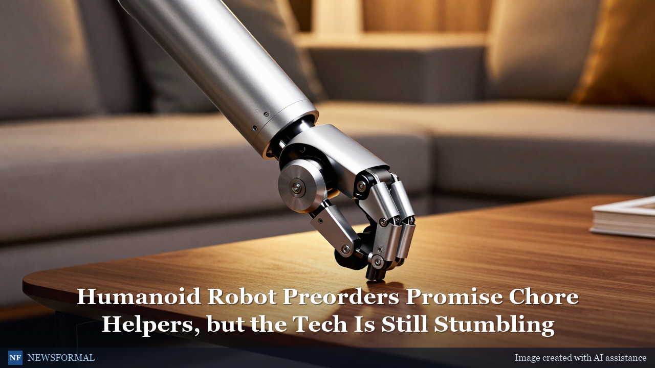 Humanoid Robot Preorders Promise Chore Helpers, but the Tech Is Still Stumbling