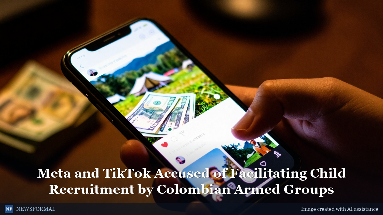 Meta and TikTok Accused of Facilitating Child Recruitment by Colombian Armed Groups