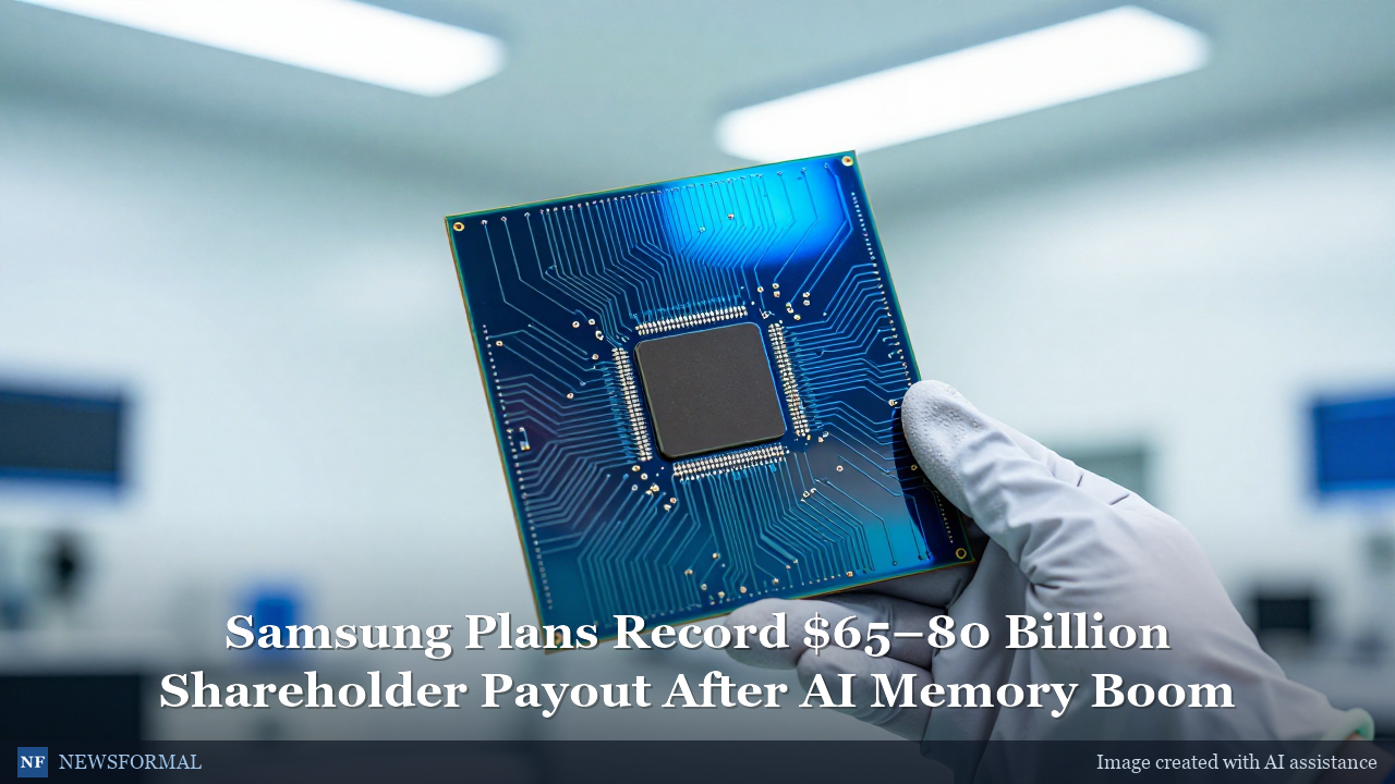 Samsung Plans Record $65–80 Billion Shareholder Payout After AI Memory Boom