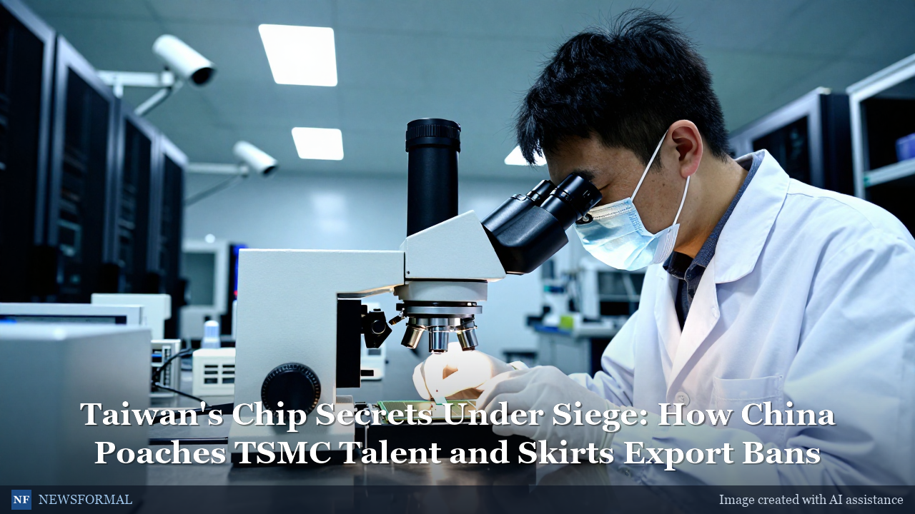 Taiwan's Chip Secrets Under Siege: How China Poaches TSMC Talent and Skirts Export Bans