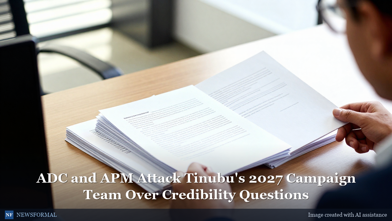 ADC and APM Attack Tinubu's 2027 Campaign Team Over Credibility Questions
