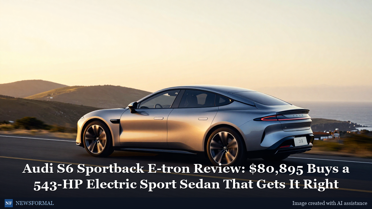 Audi S6 Sportback E-tron Review: $80,895 Buys a 543-HP Electric Sport Sedan That Gets It Right