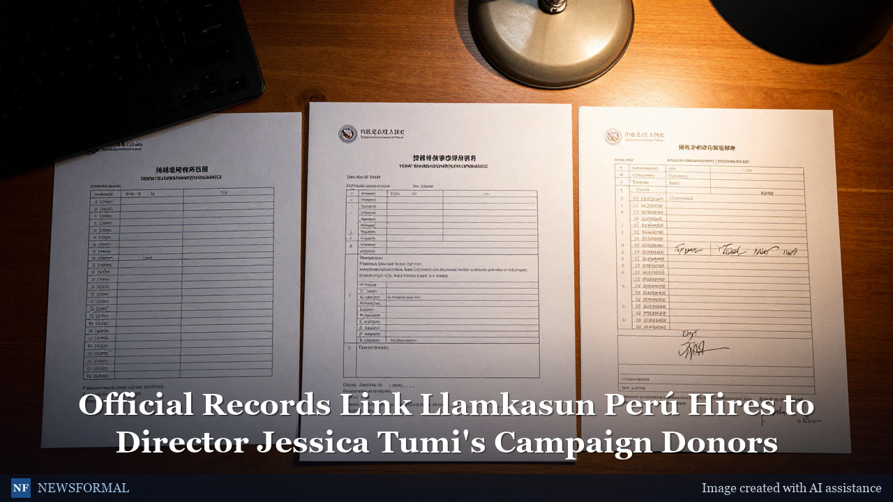 Official Records Link Llamkasun Perú Hires to Director Jessica Tumi's Campaign Donors