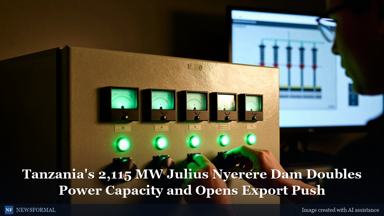 Tanzania's 2,115 MW Julius Nyerere Dam Doubles Power Capacity and Opens Export Push