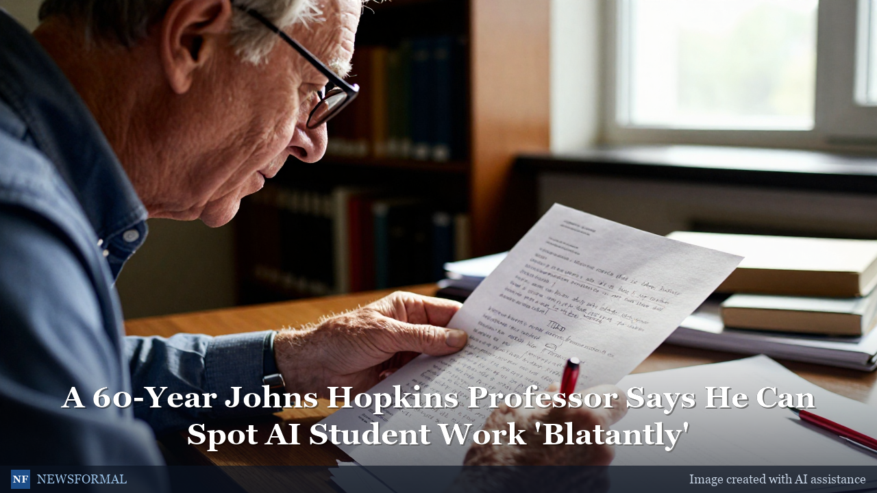 A 60-Year Johns Hopkins Professor Says He Can Spot AI Student Work 'Blatantly'