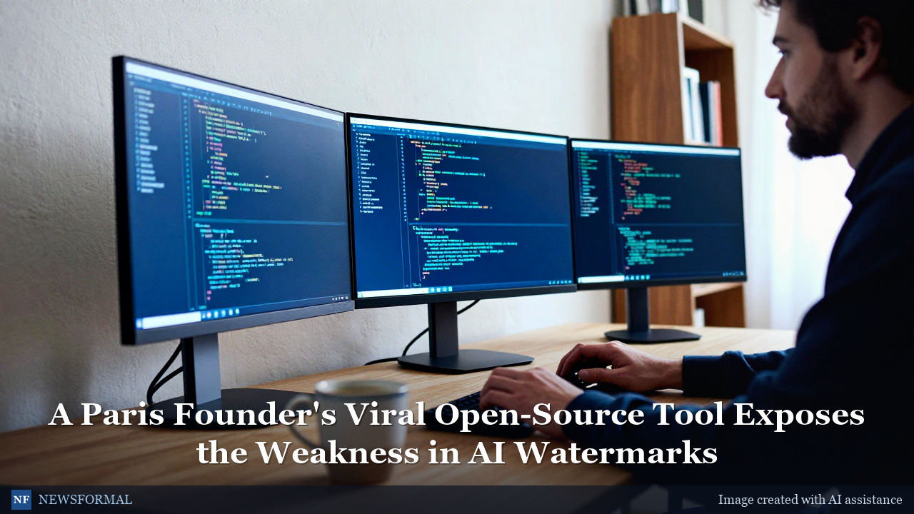 A Paris Founder's Viral Open-Source Tool Exposes the Weakness in AI Watermarks