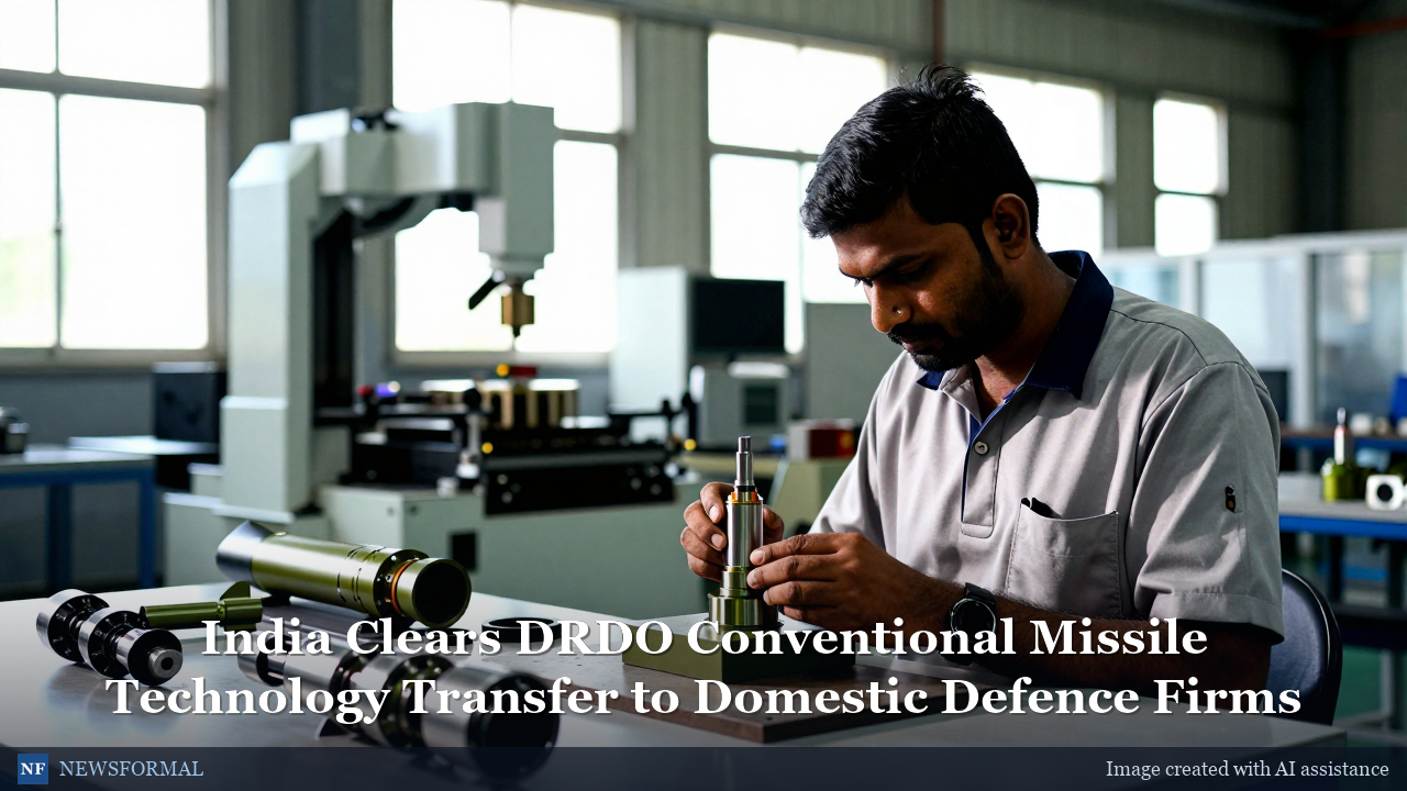India Clears DRDO Conventional Missile Technology Transfer to Domestic Defence Firms