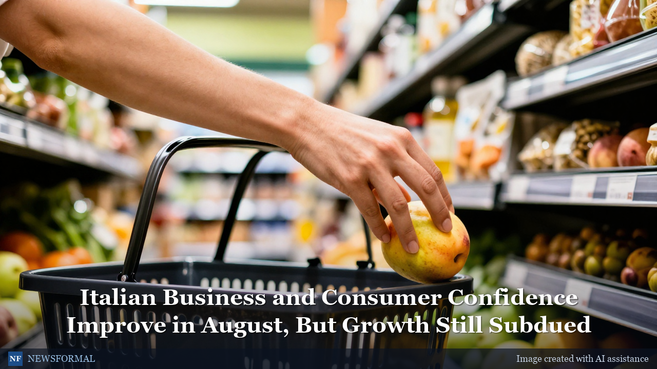 Italian Business and Consumer Confidence Improve in August, But Growth Still Subdued
