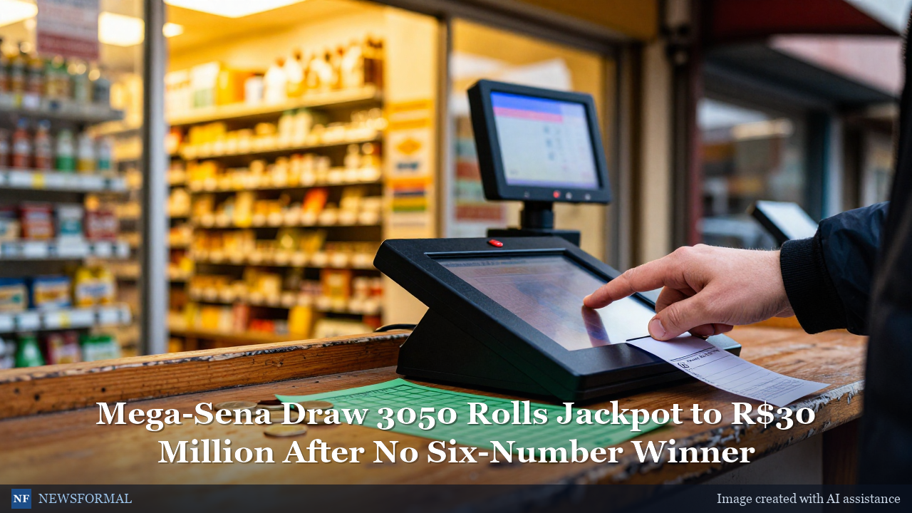 Mega-Sena Draw 3050 Rolls Jackpot to R$30 Million After No Six-Number Winner