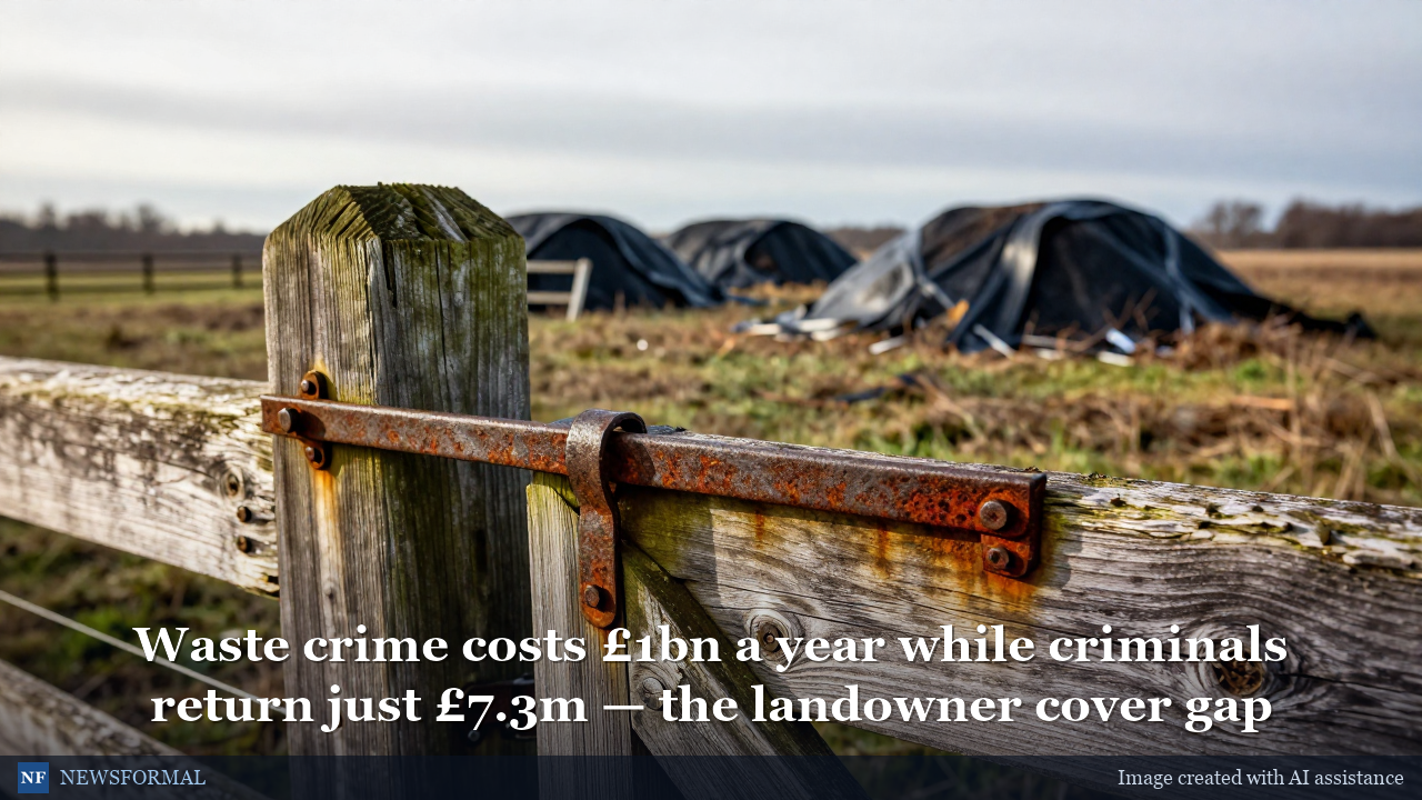 Waste crime costs £1bn a year while criminals return just £7.3m — the landowner cover gap
