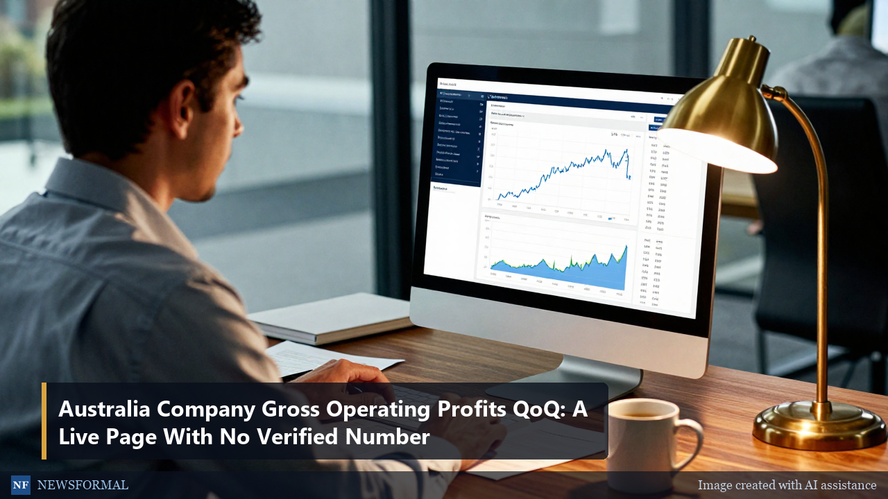 Australia Company Gross Operating Profits QoQ: A Live Page With No Verified Number