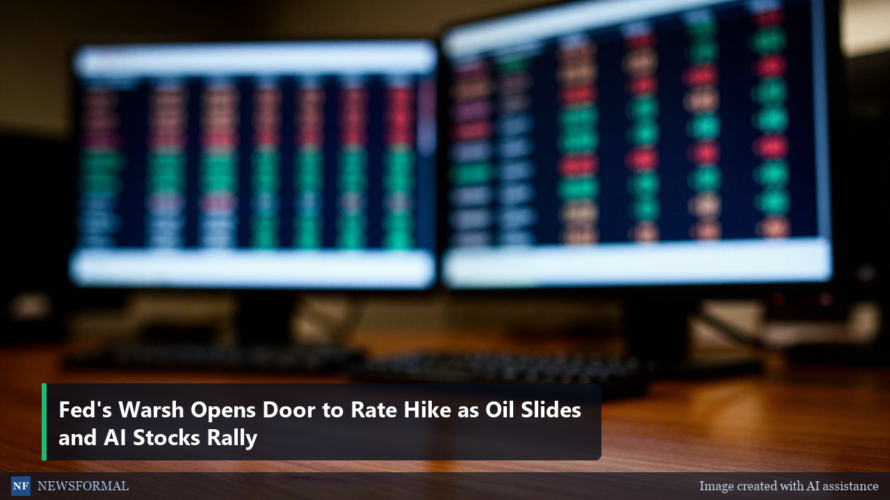 Fed's Warsh Opens Door to Rate Hike as Oil Slides and AI Stocks Rally