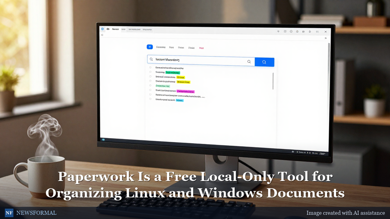 Paperwork Is a Free Local-Only Tool for Organizing Linux and Windows Documents