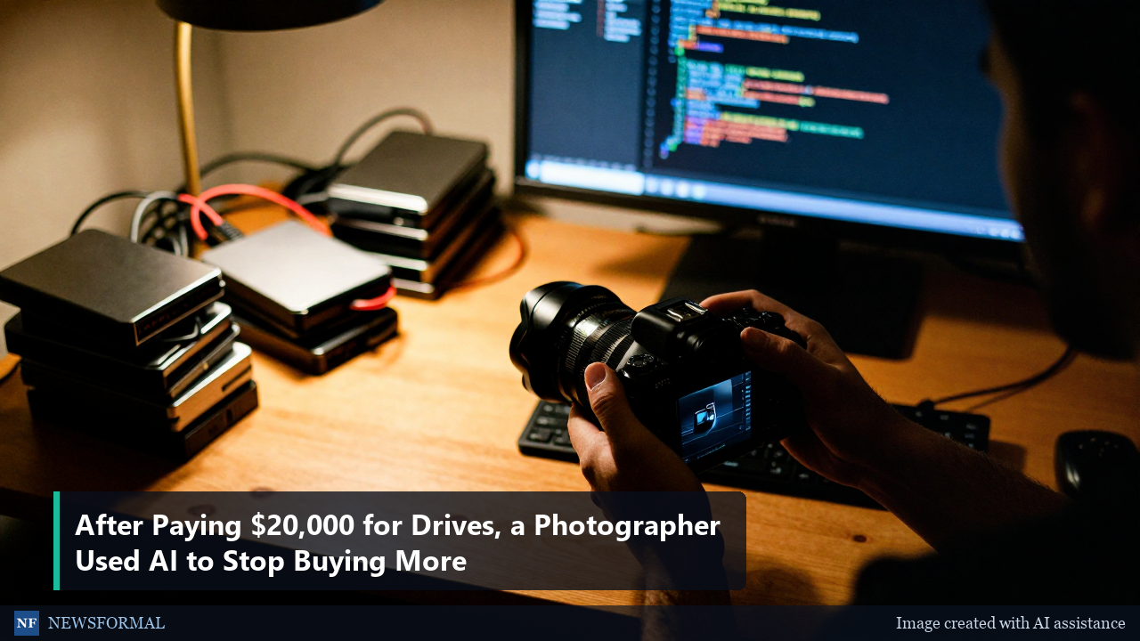 After Paying $20,000 for Drives, a Photographer Used AI to Stop Buying More