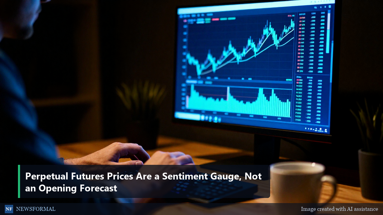 Perpetual Futures Prices Are a Sentiment Gauge, Not an Opening Forecast