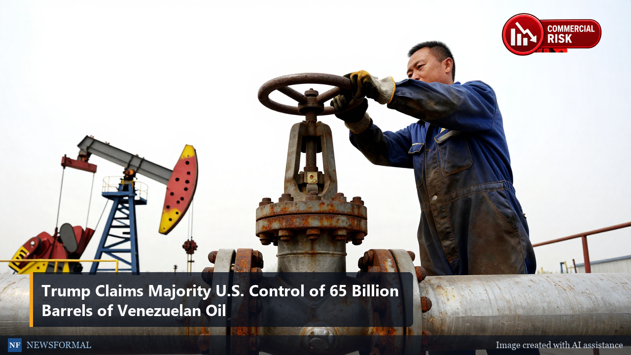 Trump Claims Majority U.S. Control of 65 Billion Barrels of Venezuelan Oil