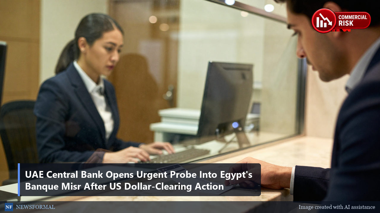UAE Central Bank Opens Urgent Probe Into Egypt's Banque Misr After US Dollar-Clearing Action