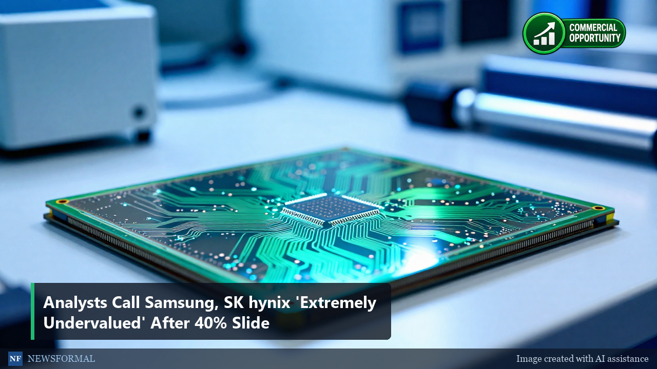 Analysts Call Samsung, SK hynix 'Extremely Undervalued' After 40% Slide