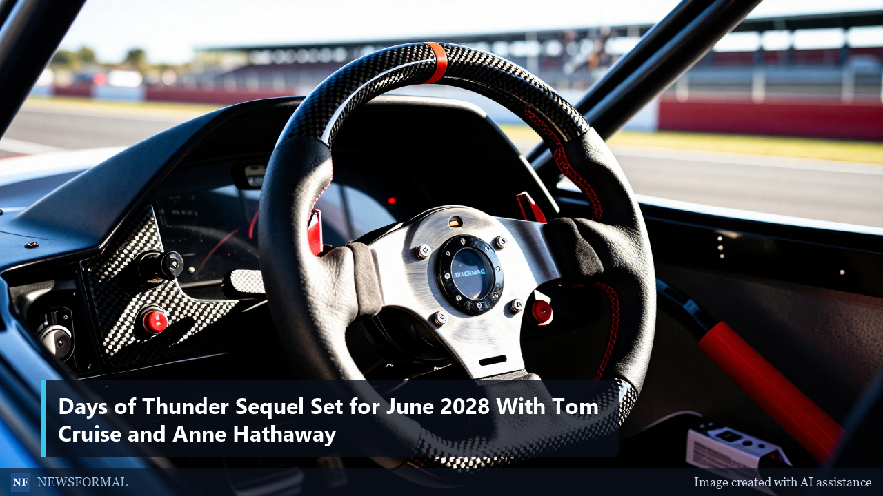 Days of Thunder Sequel Set for June 2028 With Tom Cruise and Anne Hathaway