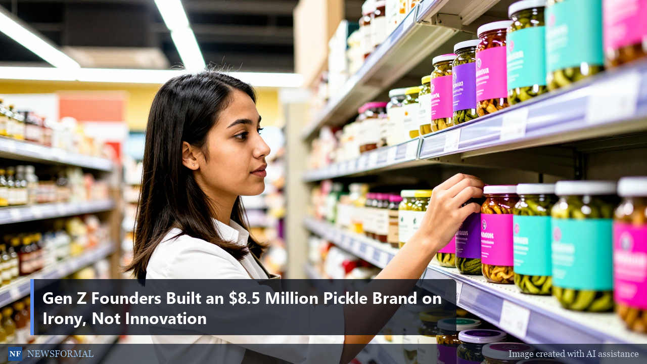 Gen Z Founders Built an $8.5 Million Pickle Brand on Irony, Not Innovation