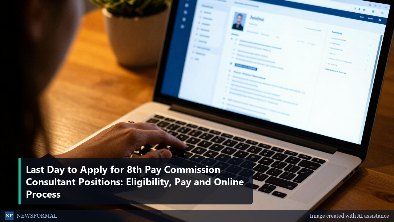 Last Day to Apply for 8th Pay Commission Consultant Positions: Eligibility, Pay and Online Process