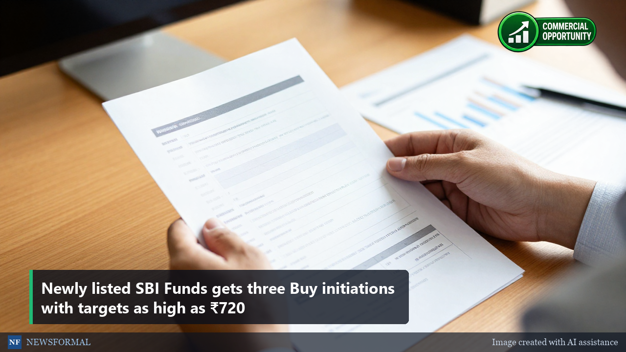 Newly listed SBI Funds gets three Buy initiations with targets as high as ₹720