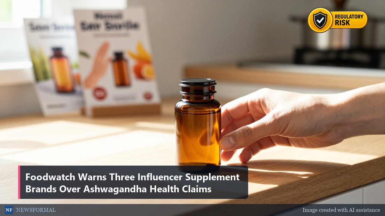 Foodwatch Warns Three Influencer Supplement Brands Over Ashwagandha Health Claims
