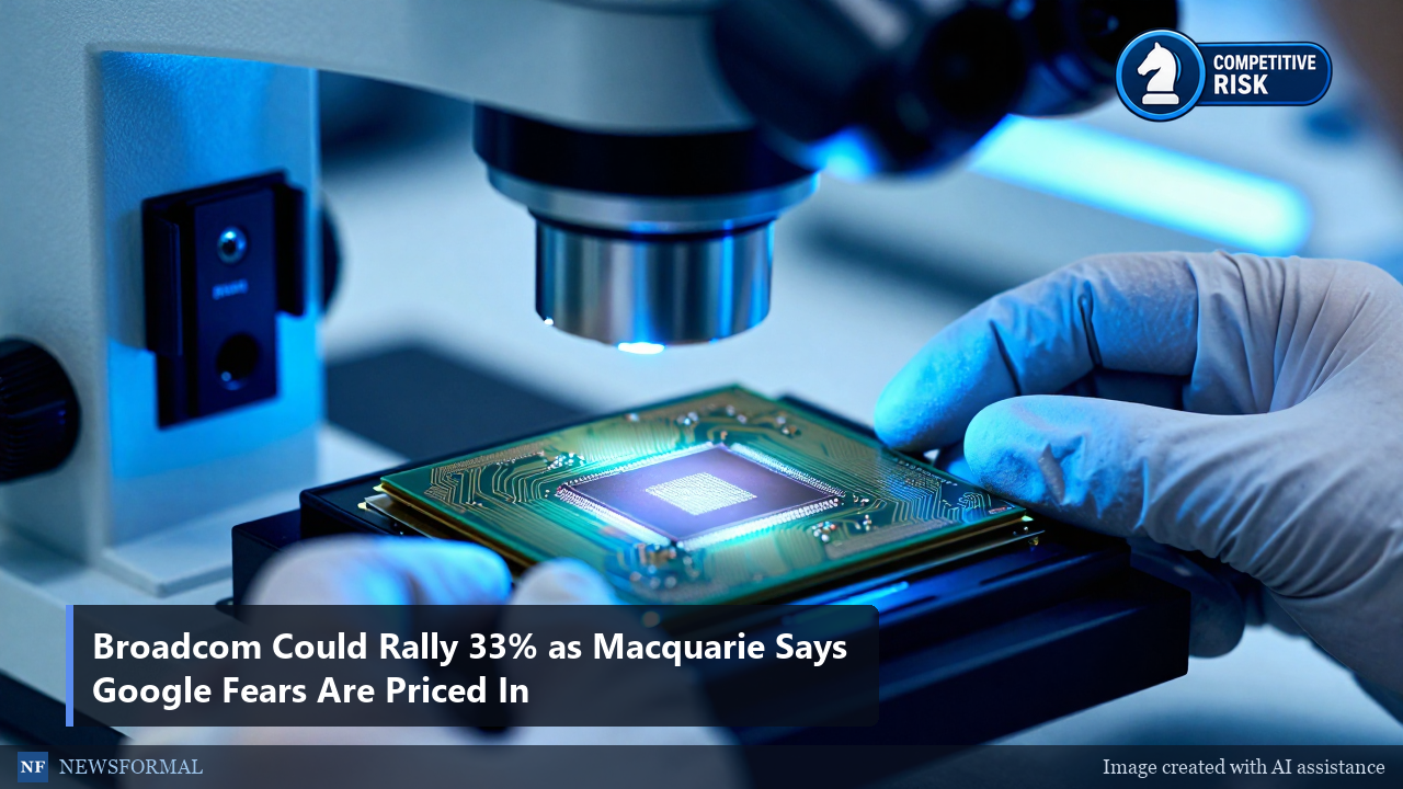 Broadcom Could Rally 33% as Macquarie Says Google Fears Are Priced In