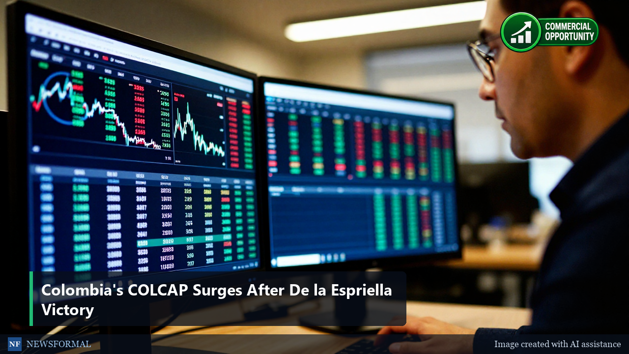 Colombia's COLCAP Surges After De la Espriella Victory
