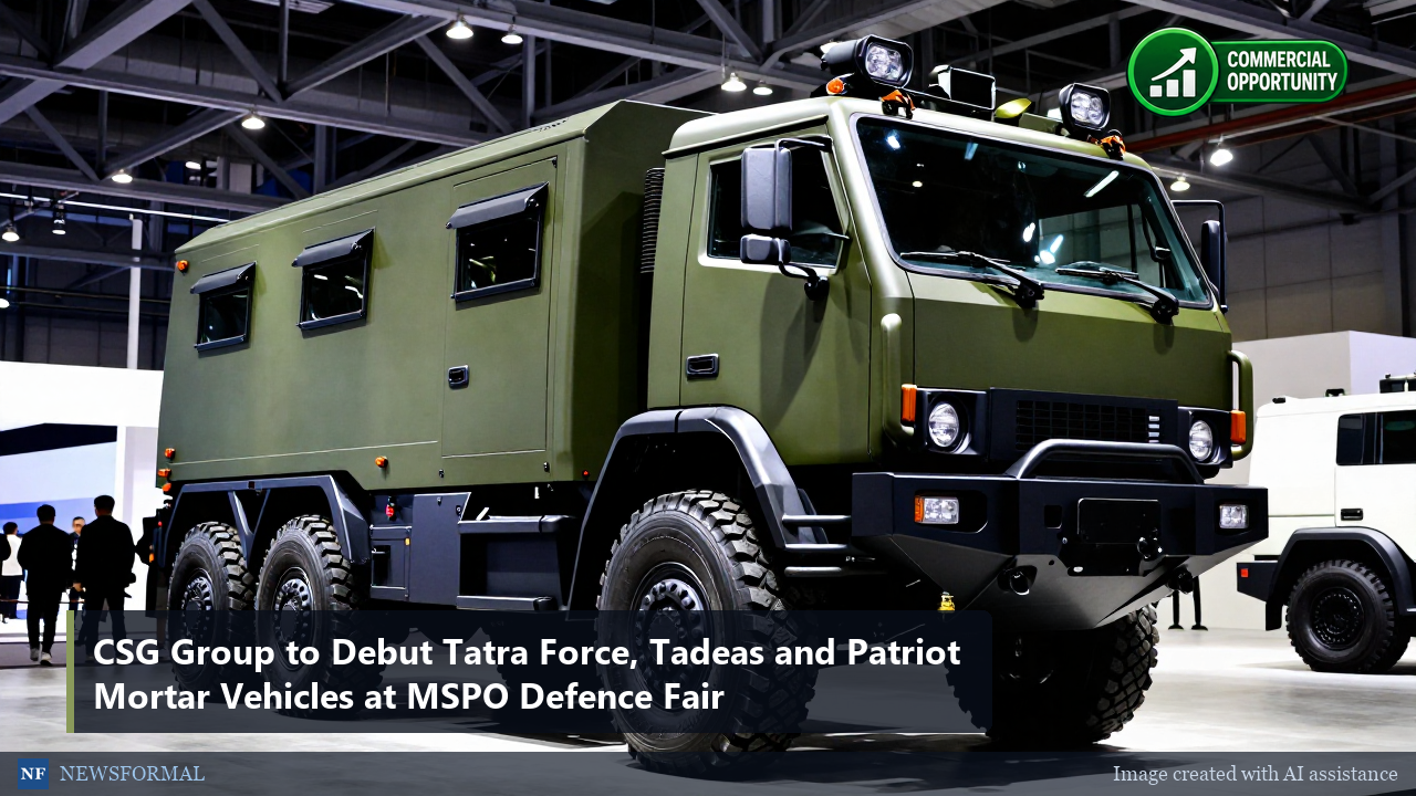 CSG Group to Debut Tatra Force, Tadeas and Patriot Mortar Vehicles at MSPO Defence Fair