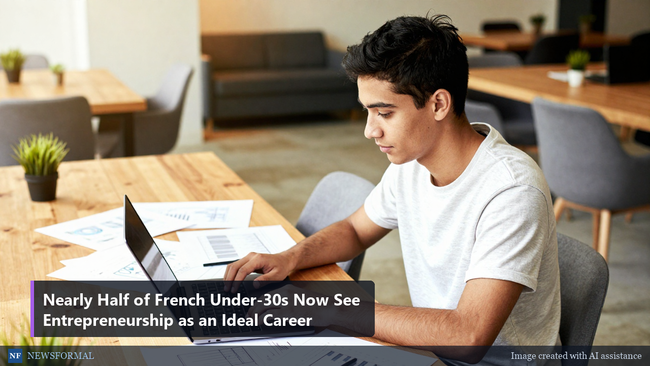 Nearly Half of French Under-30s Now See Entrepreneurship as an Ideal Career