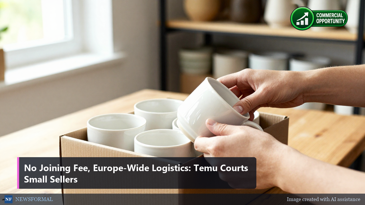No Joining Fee, Europe-Wide Logistics: Temu Courts Small Sellers