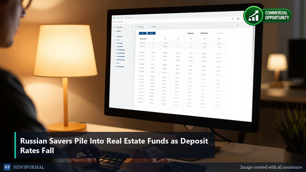 Russian Savers Pile Into Real Estate Funds as Deposit Rates Fall