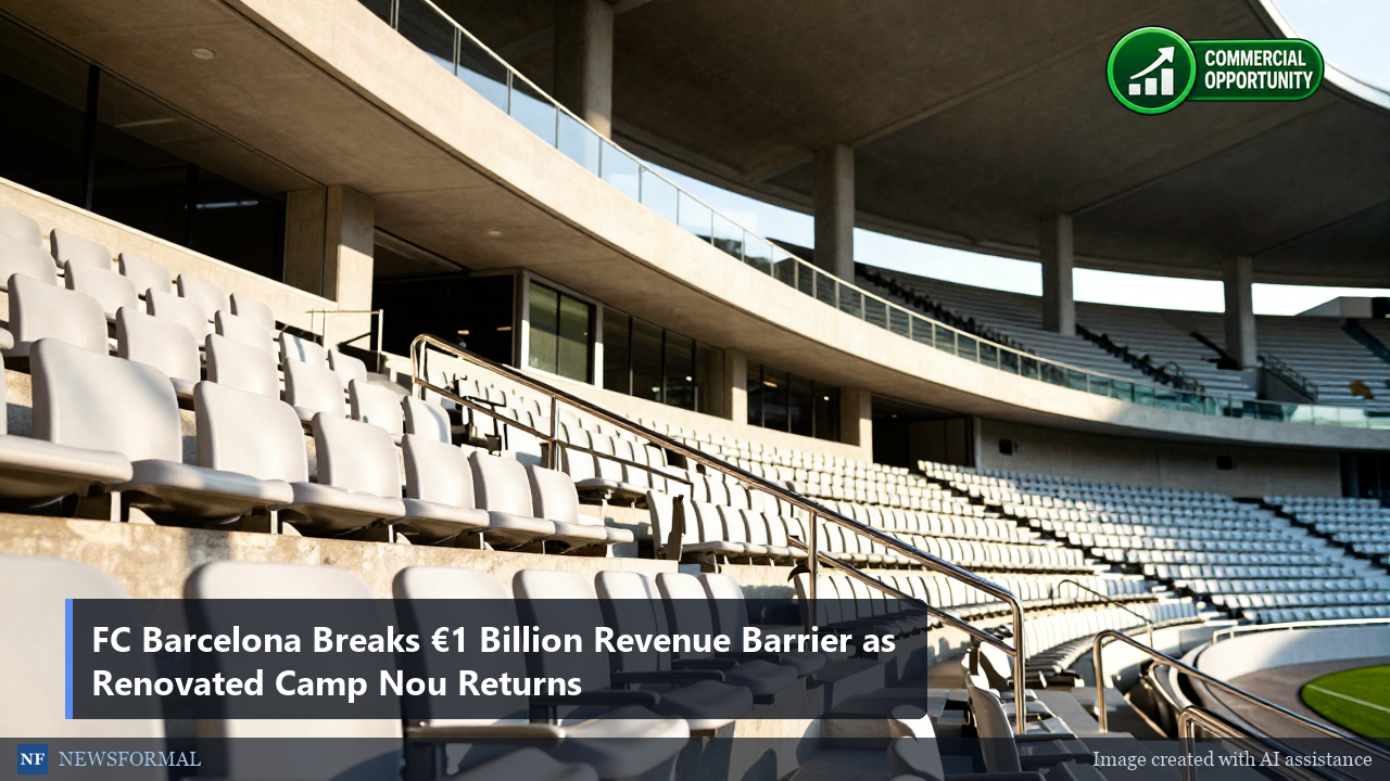 FC Barcelona Breaks €1 Billion Revenue Barrier as Renovated Camp Nou Returns