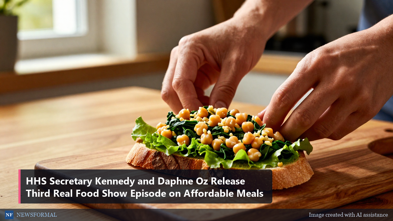 HHS Secretary Kennedy and Daphne Oz Release Third Real Food Show Episode on Affordable Meals