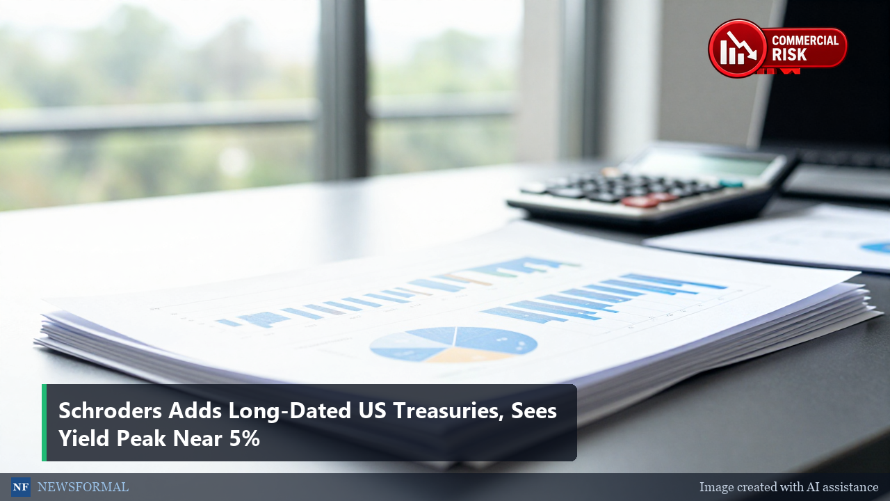 Schroders Adds Long-Dated US Treasuries, Sees Yield Peak Near 5%