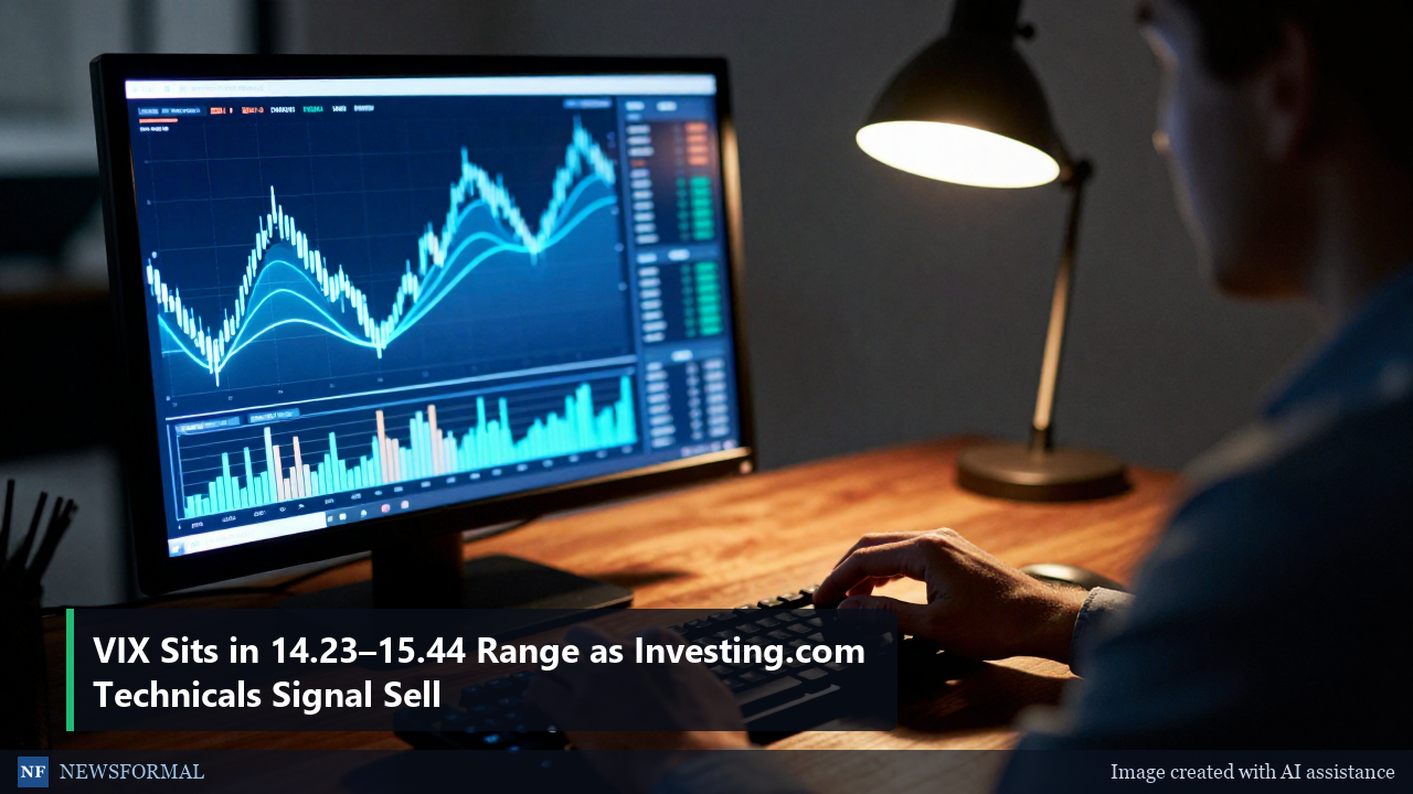 VIX Sits in 14.23–15.44 Range as Investing.com Technicals Signal Sell
