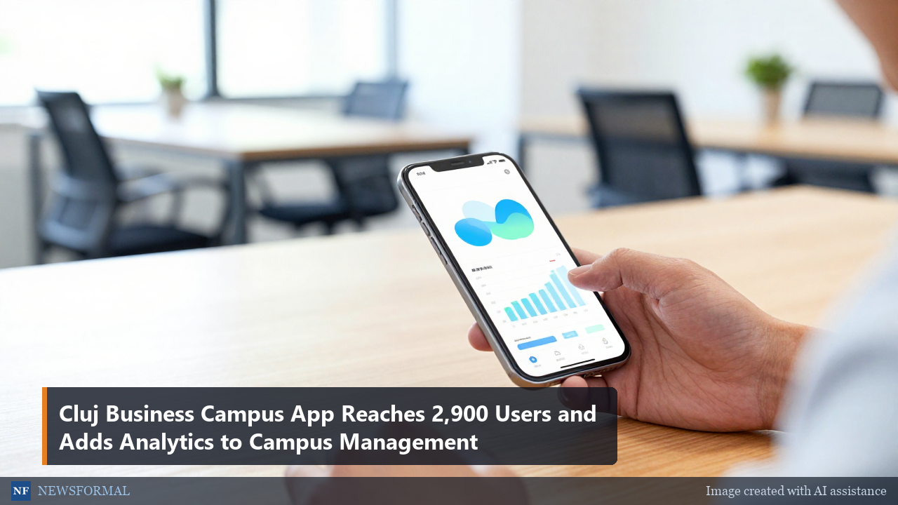 Cluj Business Campus App Reaches 2,900 Users and Adds Analytics to Campus Management