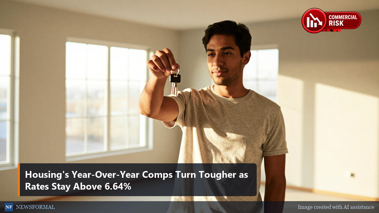 Housing's Year-Over-Year Comps Turn Tougher as Rates Stay Above 6.64%