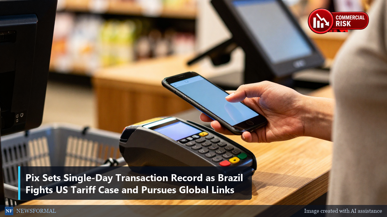 Pix Sets Single-Day Transaction Record as Brazil Fights US Tariff Case and Pursues Global Links