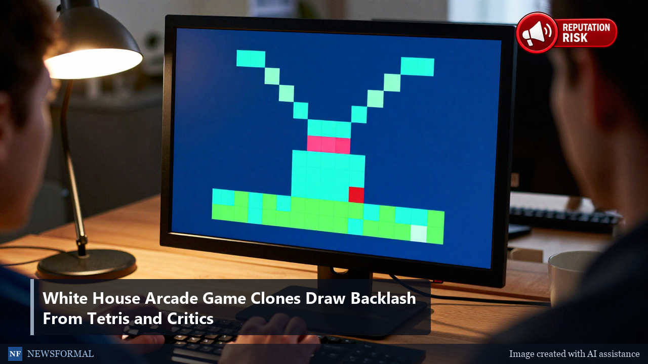 White House Arcade Game Clones Draw Backlash From Tetris and Critics