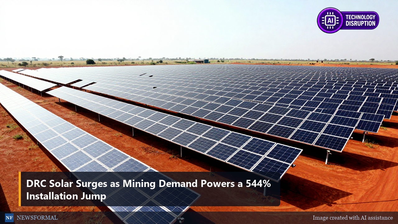 DRC Solar Surges as Mining Demand Powers a 544% Installation Jump