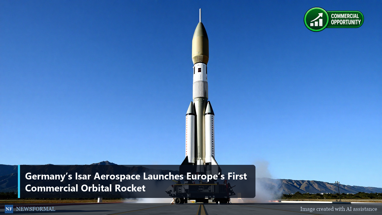 Germany’s Isar Aerospace Launches Europe’s First Commercial Orbital Rocket