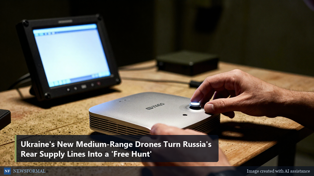 Ukraine's New Medium-Range Drones Turn Russia's Rear Supply Lines Into a 'Free Hunt'