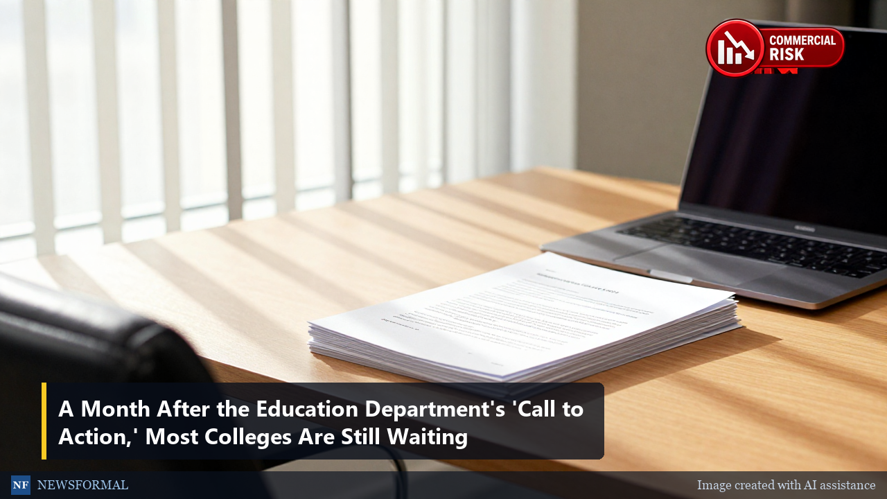 A Month After the Education Department's 'Call to Action,' Most Colleges Are Still Waiting